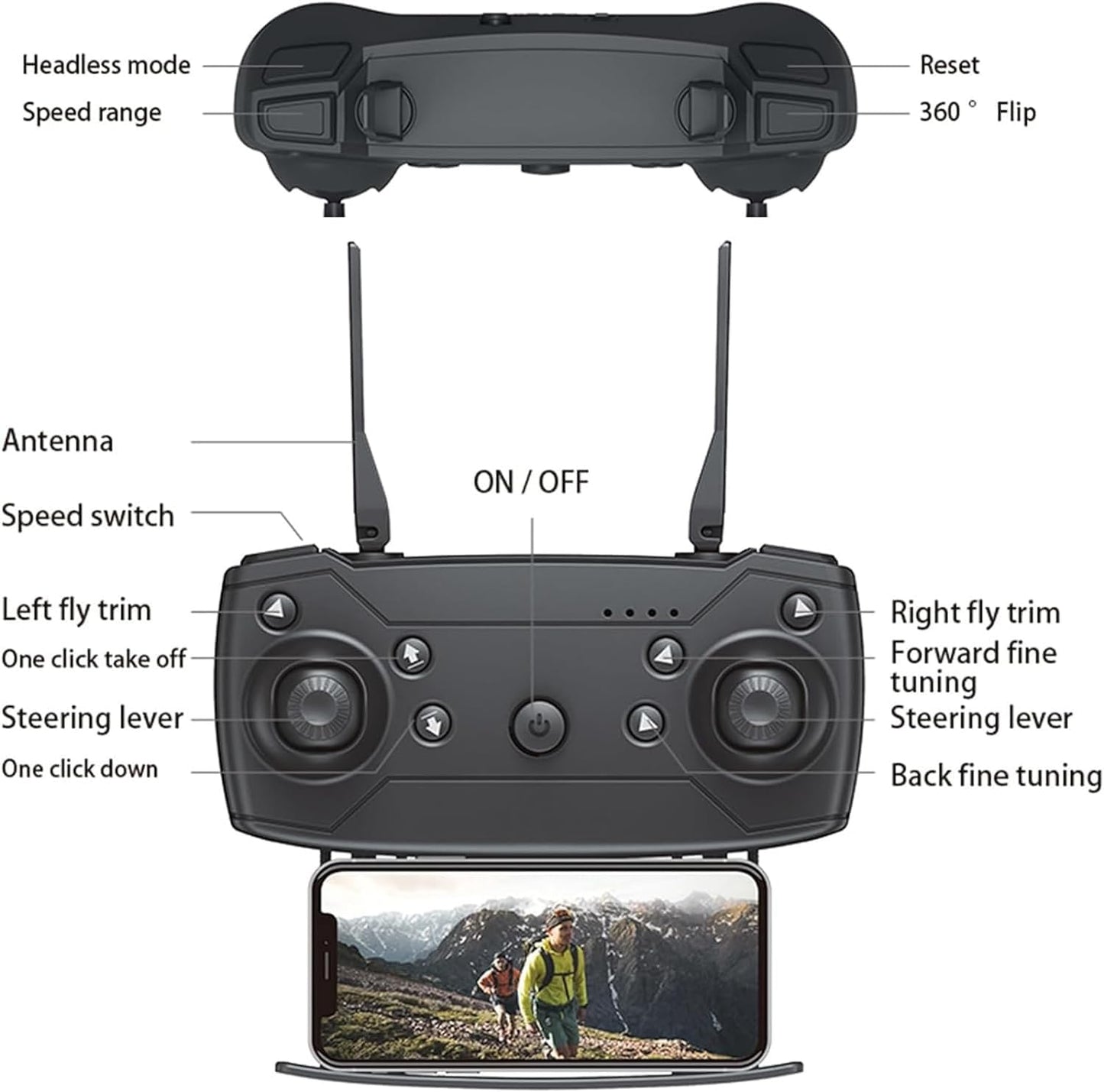 DRON PRO CON CÁMARA HD